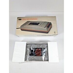 Retro Tozai VHS Video Tape Rewinder Model JU-80V Tozaj New Open Box UL Listed